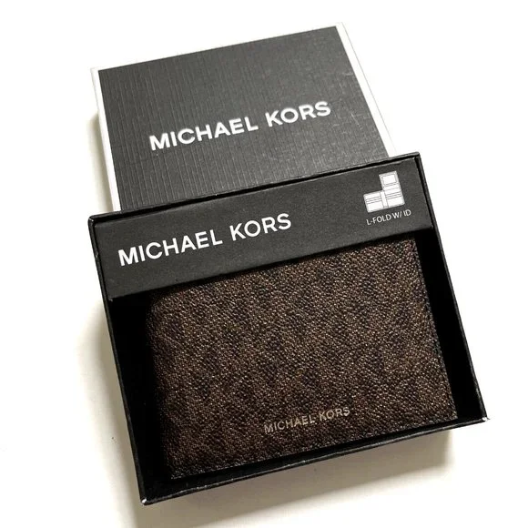 Michael Kors Brown Monogram Bifold Wallet - Picture 9 of 9